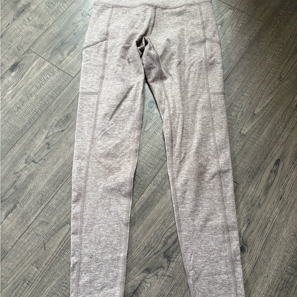 Aerie Beige High-Waisted Leggings